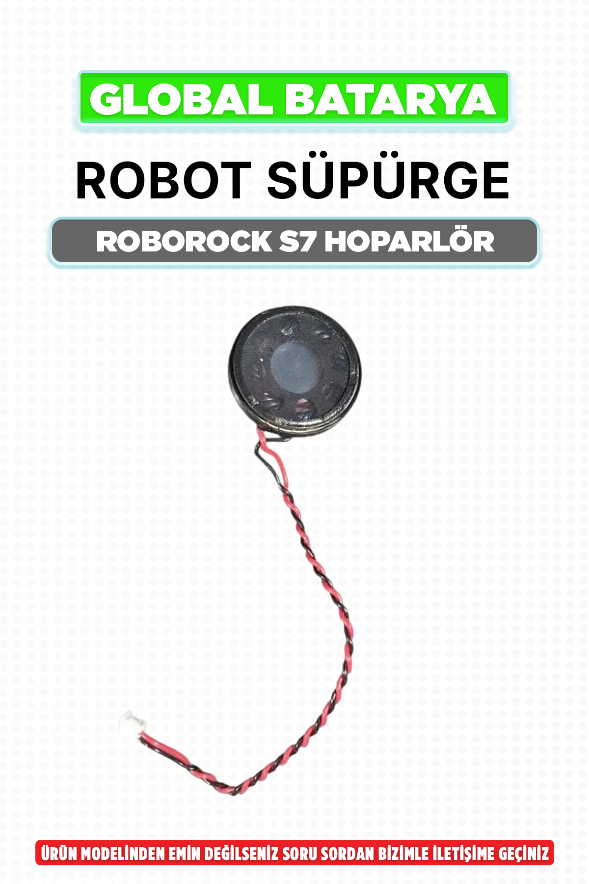 Roborock S7 Dahili Ses Hoparlörü Modülü | Orijinal Çıkma ve Test Edilmiş
