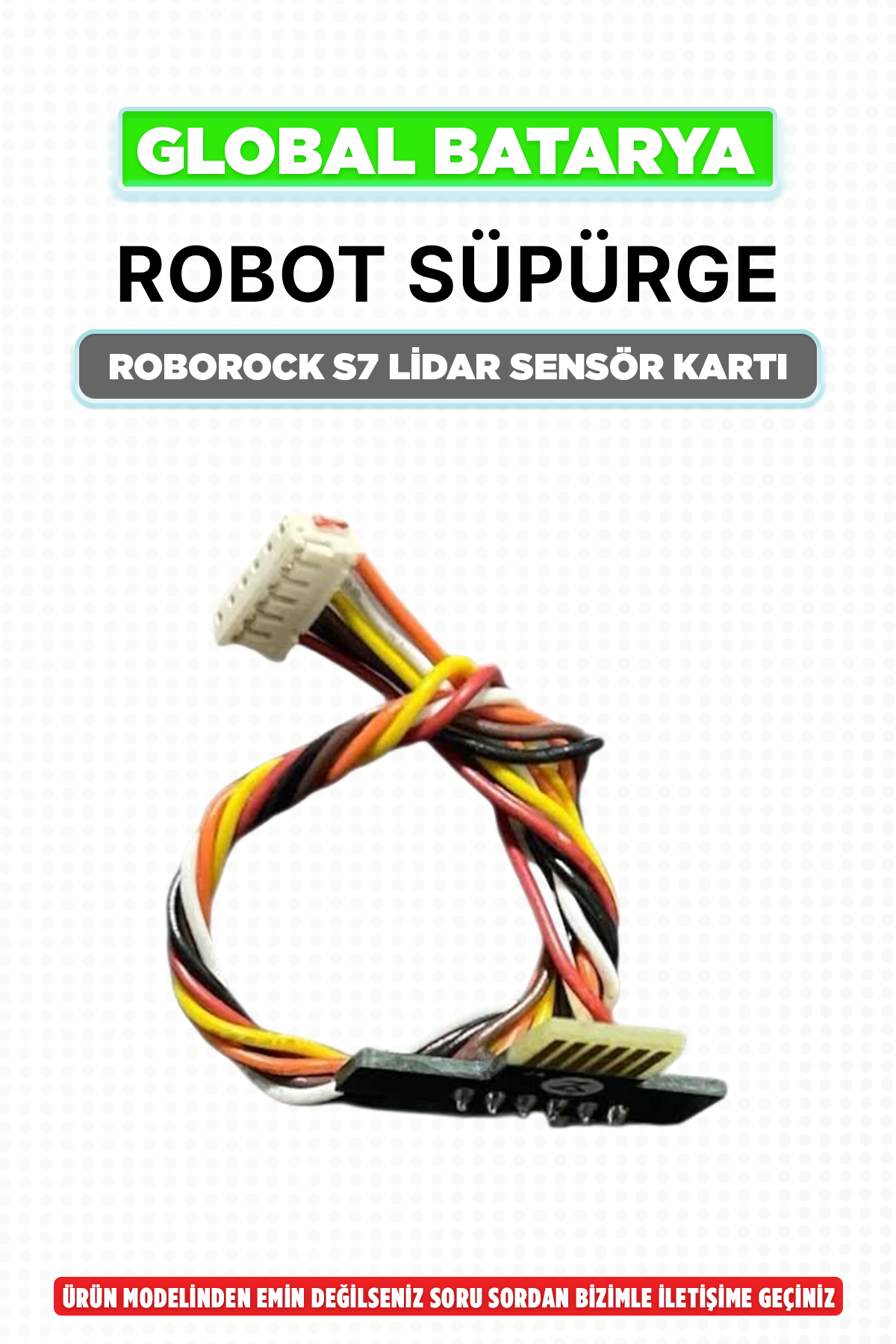 Roborock S7 LiDAR Sensör Kartı (LDS PCB) | Orijinal Söküm (Test Edilmiş)