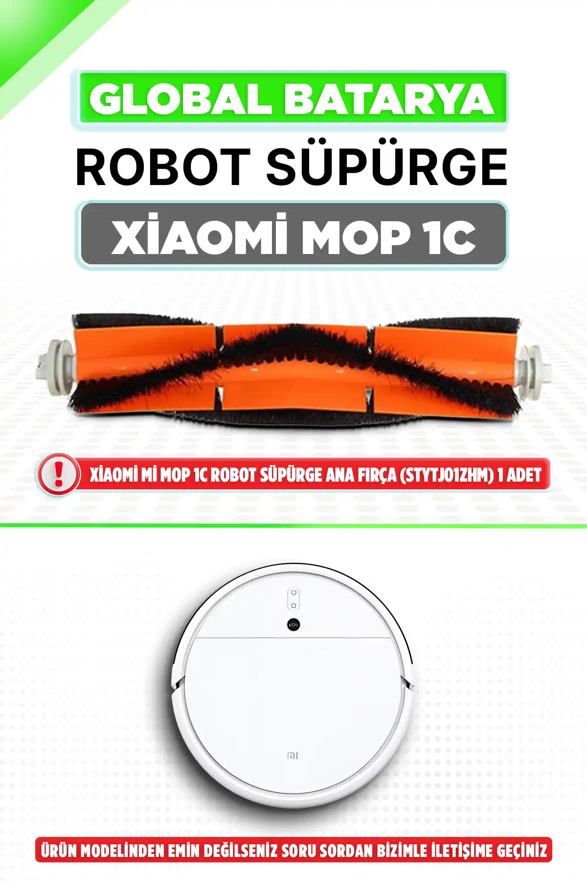 Xiaomi Mi Robot Vacuum Mop 1C (STYTJ01ZHM) Orijinal Şarj İstasyonu Ünitesi (Şarj Dock) – Çıkma Test Edilmiş