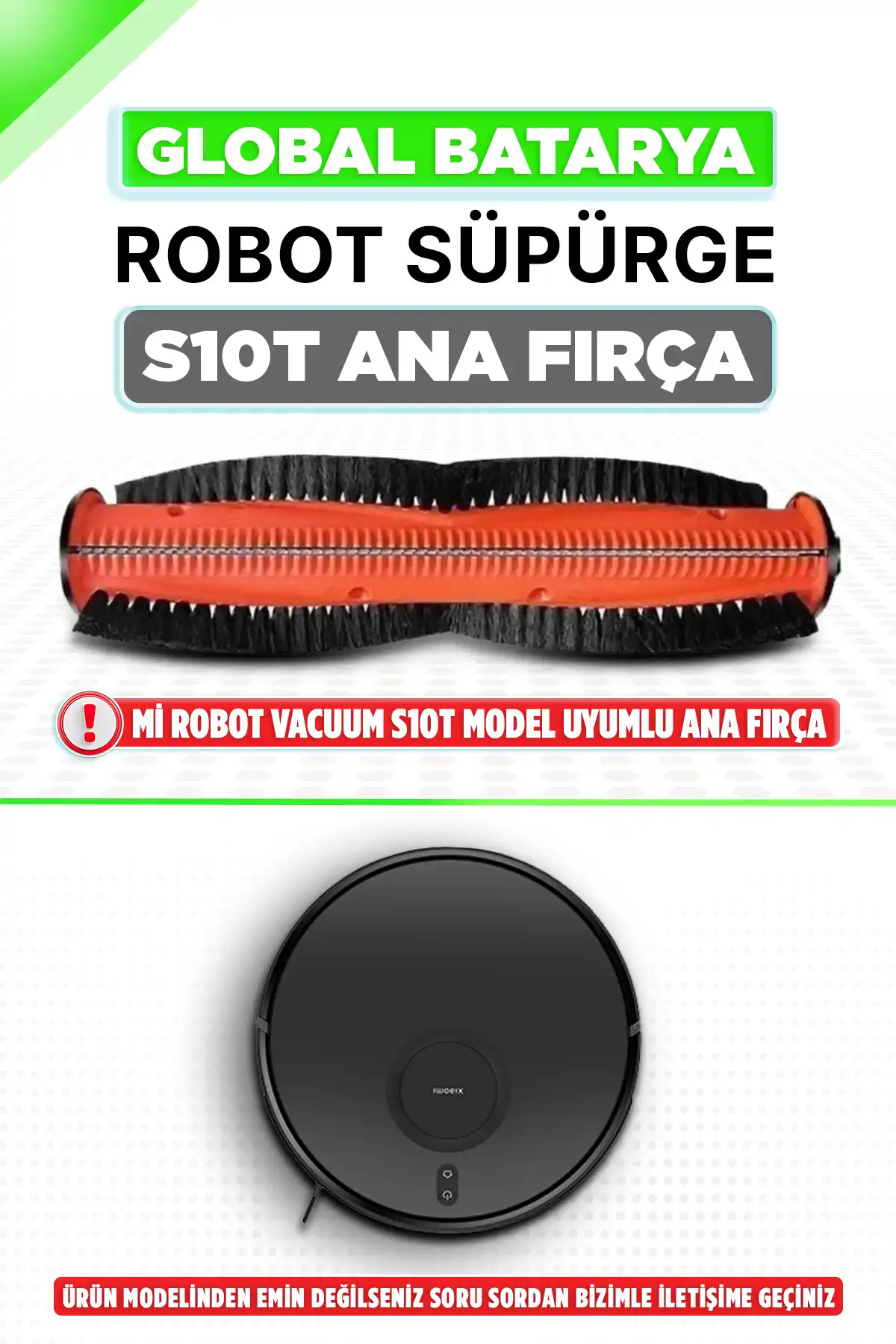 Xiaomi Mi Robot Vacuum S10T (STFCR01SZ) Ana Fırça
