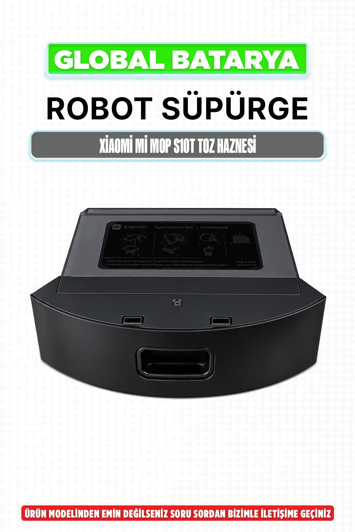 Xiaomi Mi Robot Vacuum S10T (STFCR01SZ) Orijinal Toz Haznesi – Çıkma Test Edilmiş