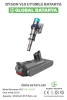 Dyson V15 Batarya 4000mAh Lityum İyon Pil (Tak Çıkar Model)