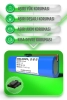 Philips Homerun 2000 Serisi XU2000-21 Robot Süpürge Bataryası 3200mAh Li-ion Pil (Yüksek Kapasite)